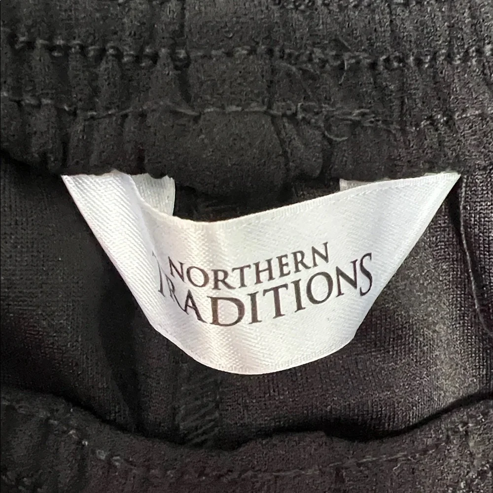 Classic Black Straight Leg Women's Pants - Picture 2 of 5